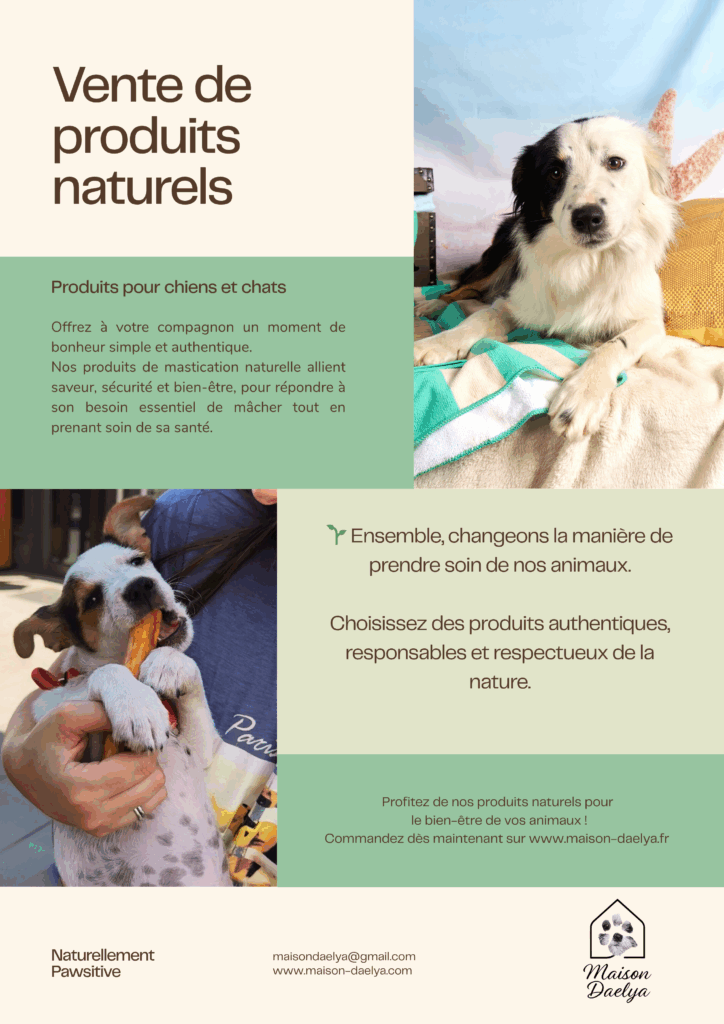 Produits naturel chien et chats