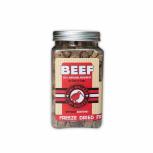 Friandises lyophilisées de boeuf dans pot