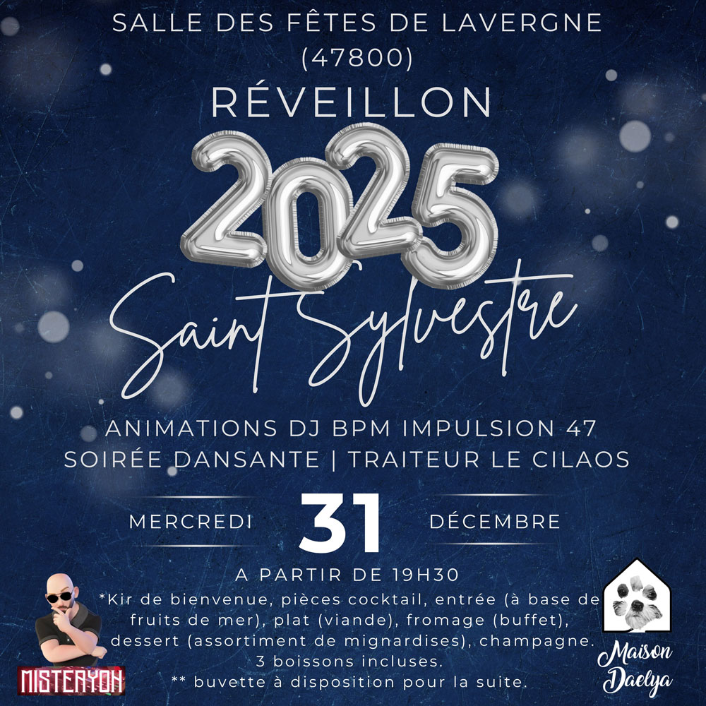 Nouvel an adulte 2025-2026 à Lavergne